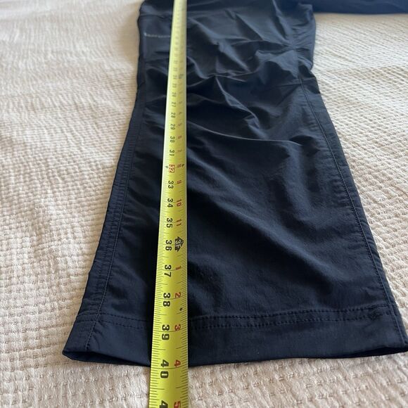 Marmot Pants Mens Sz 40 Hiking Outdoor  Black Belted Nylon Camping Zip Pockets - Picture 13 of 13